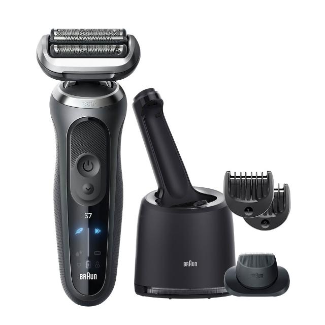 【BRAUN 百靈】7系列PRO智能靈動電動刮鬍刀/電鬍刀-附鬢角刀 德國製造(72-G7500cc)