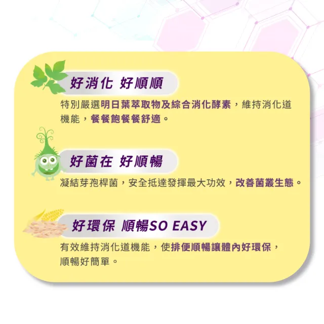 【ESSENTURE 大漢酵素】消化的優Plus2入組(30包/盒)-消化 順暢 酵素 全素(原廠出貨)