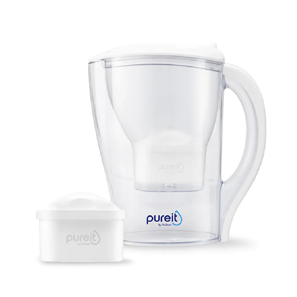 【Unilever 聯合利華】Pureit 一壺1芯 PX3000即淨濾水壺2.5L+濾芯1入