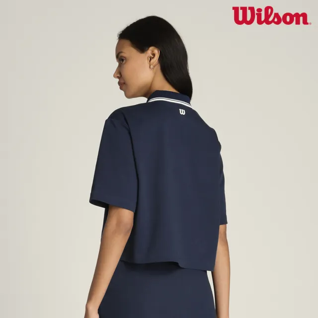 【WILSON】Linden Relaxed Polo Classic Navy 女款 服飾 POLO衫 海軍藍 WE00042U001001