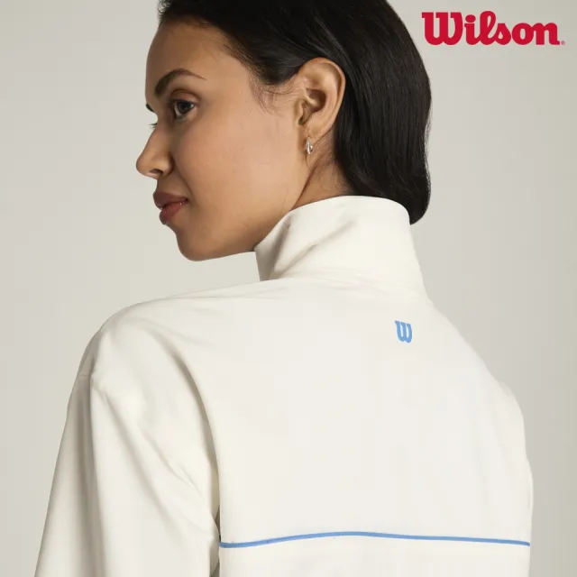 【WILSON】Davenport Woven Popover 女款 服飾 外套 長袖上衣 白色 WW00210W002001