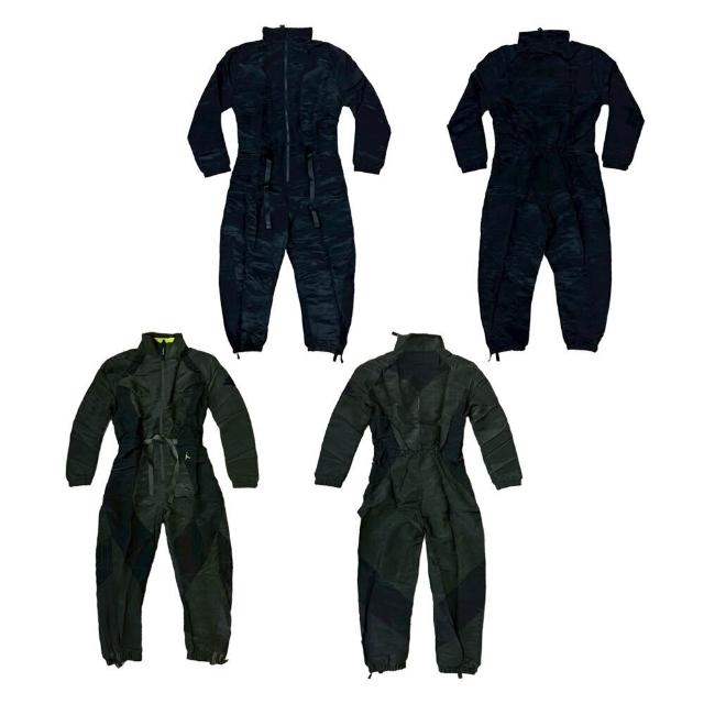 【NIKE 耐吉】W Jordan Flight Suit 飛行連身拼接工裝衣 軍綠/黑 CQ6656