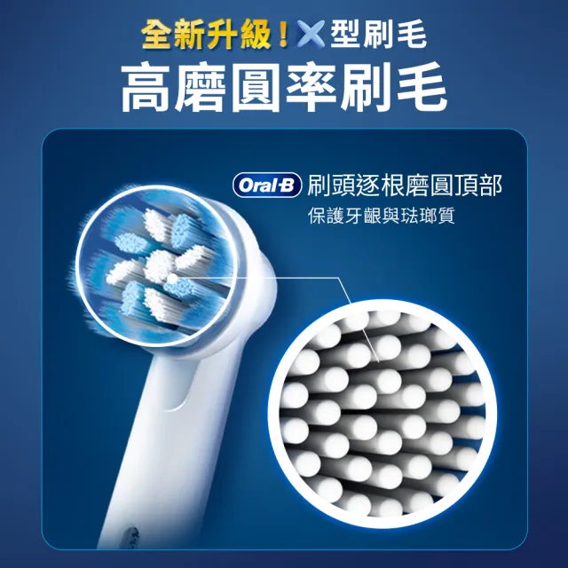 【Oral-B 歐樂B】電動牙刷 EB60-6 超細毛護齦X型刷頭 官方正貨