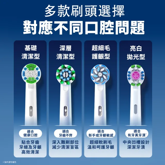 【Oral-B 歐樂B】電動牙刷 EB50-6 深層清潔X型刷頭 官方正貨