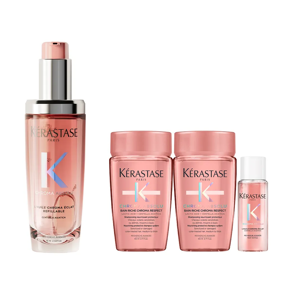 【KERASTASE 巴黎卡詩】恆彩重生水漾光持色露75ml(護色/持色/護髮油)