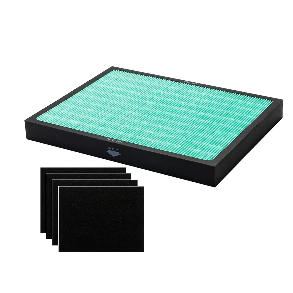 【怡悅】HEPA抗菌濾心/四片活性炭濾網組合(適用Coway AP-1009 Ap1009CH空氣清淨機)