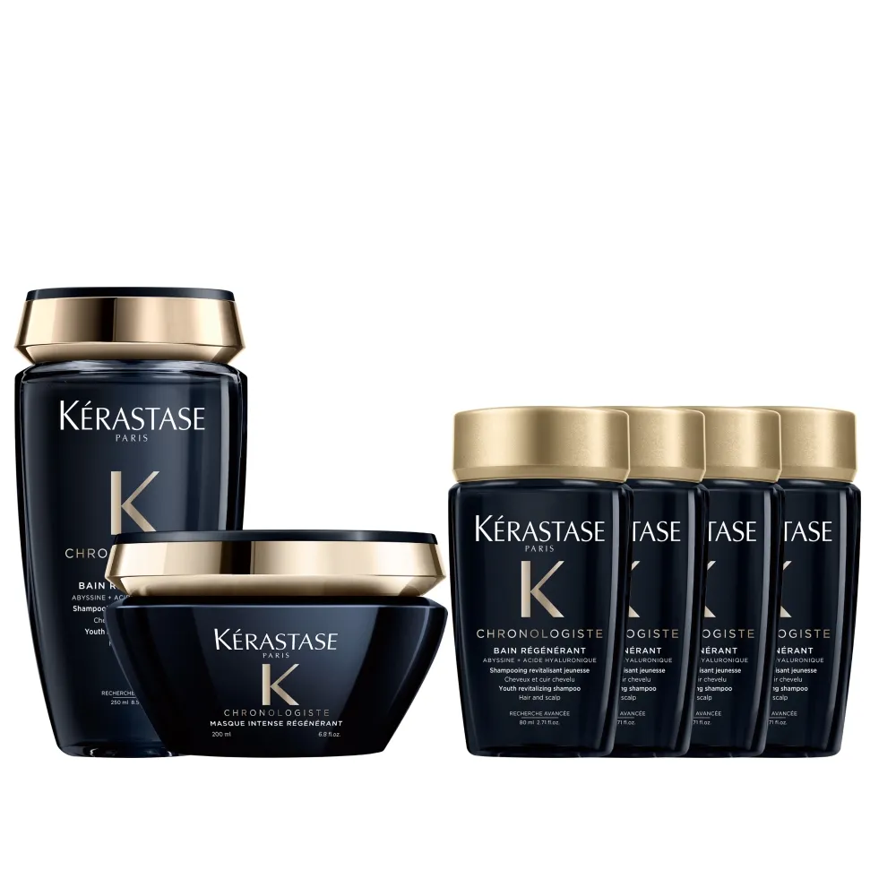 【KERASTASE 巴黎卡詩】黑鑽極萃逆時洗護組(洗髮精+髮膜)