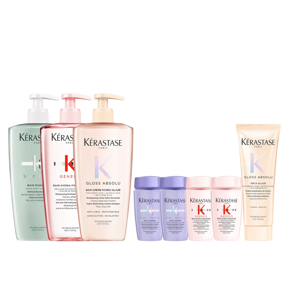 【KERASTASE 巴黎卡詩】大容量髮浴500ml二入組(多款任選/洗髮精)