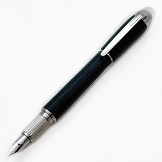 【MONTBLANC 萬寶龍】星際行者 PolarGreen 系列珍貴樹脂鋼筆 F尖 （132901）