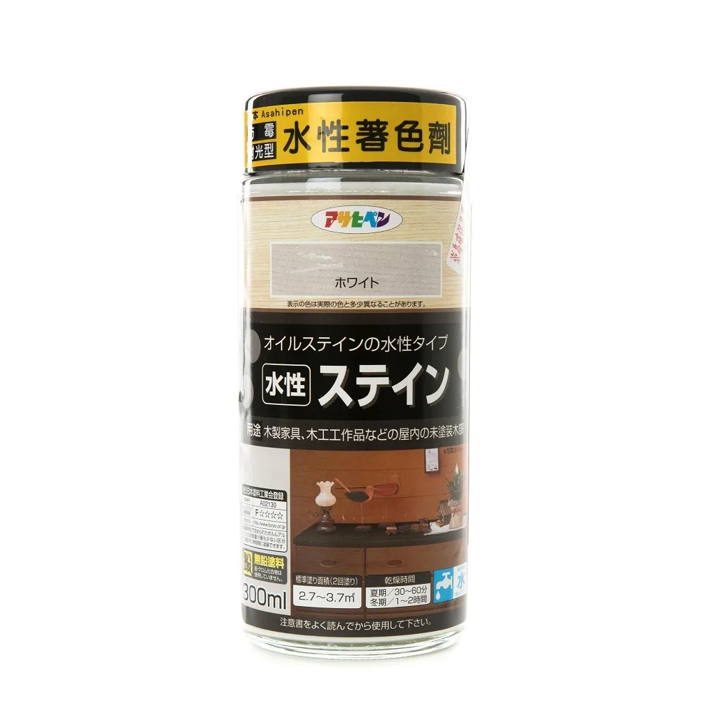 【特力屋】日本Asahipen 水性 耐光型著色劑 白色 300ml