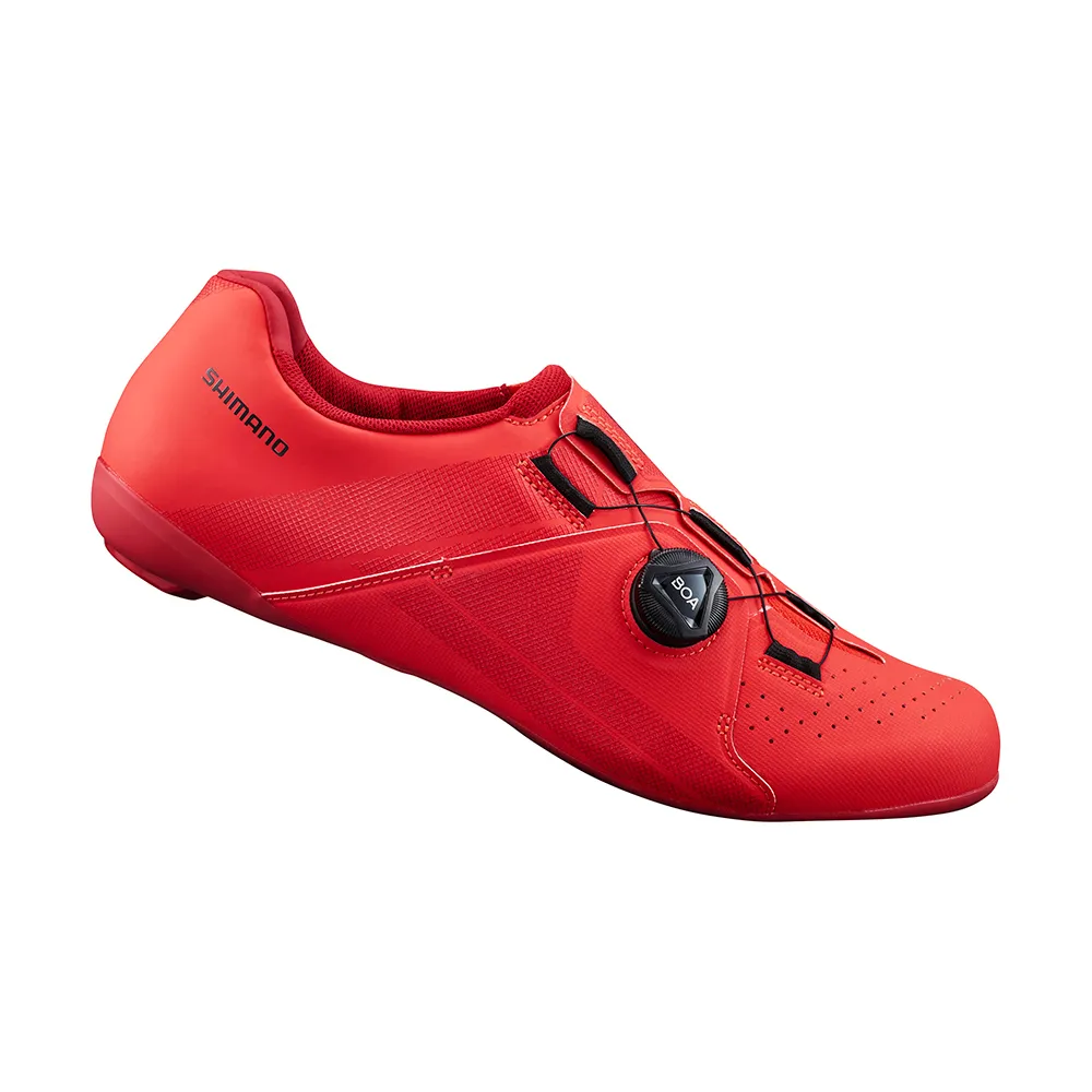 【SHIMANO】RC300 公路車鞋 動力鞋楦 寬版 紅色