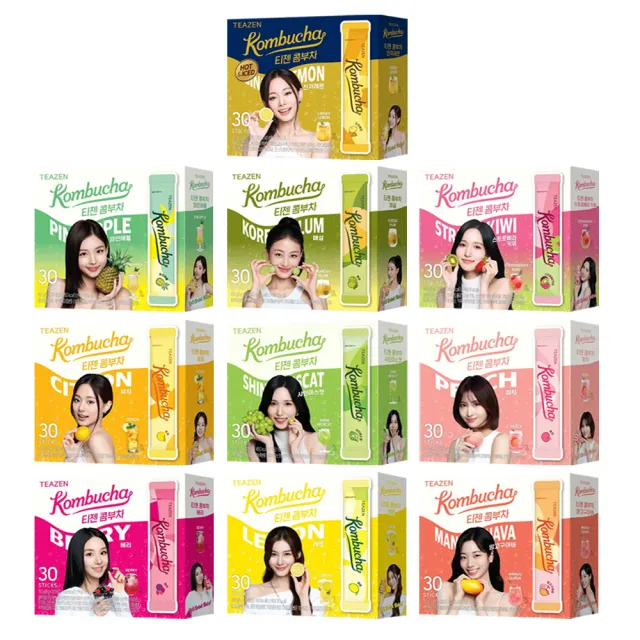 【TeaZen 茶禪】TEAZEN 康普茶3盒組 10種口味任選(5g*30入/盒)