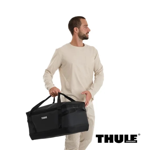 【Thule 都樂】Chasm 裝備搬運袋 55L 黑色 (週年慶/露營/旅行/收納)