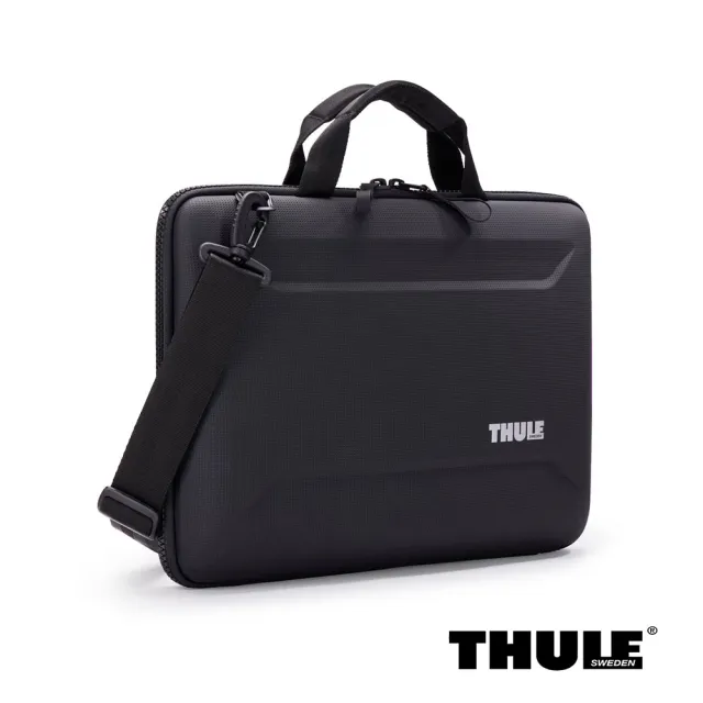 【Thule 都樂】Gauntlet attach☆ MacBook® Pro 16吋 筆電手提袋 黑色 (週年慶/露營/旅行/收納)
