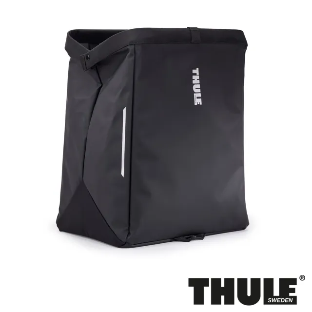 【Thule 都樂】Chasm 自行車用 InLock 25L 貨物置物袋 黑色 (週年慶/露營/旅行/收納)