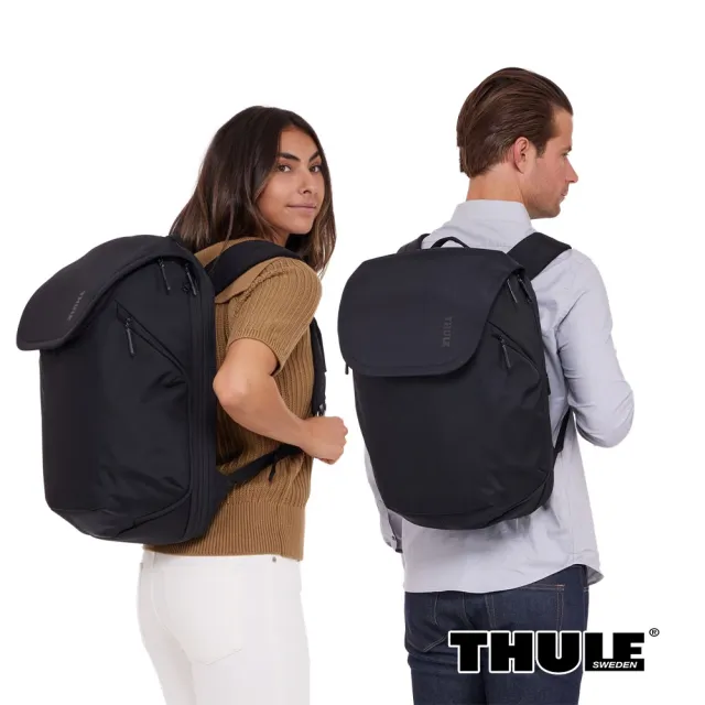 【Thule 都樂】Subterra 2 可擴展旅行背包 26L 黑色 (週年慶/露營/旅行/收納)