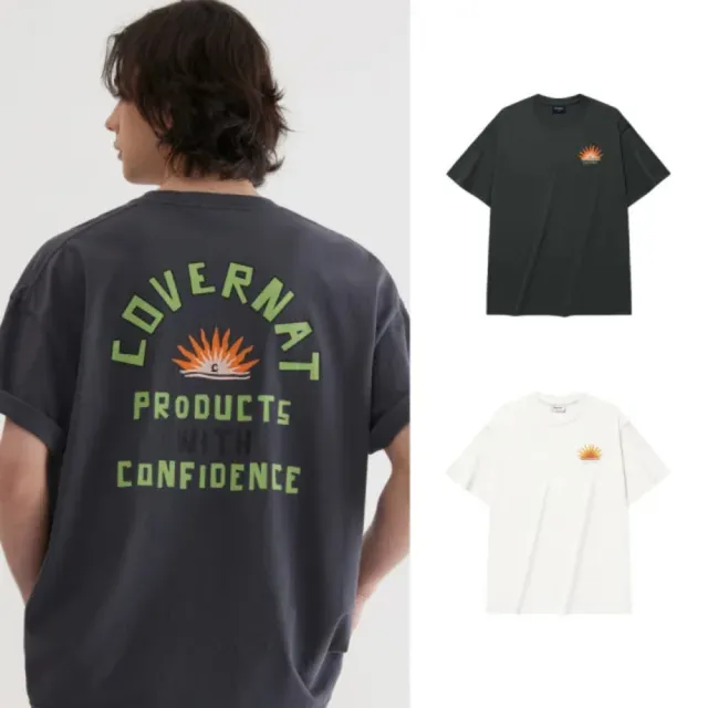 【COVERNAT】官方旗艦館 男女款-Logo圖案短袖T恤(多款任選)