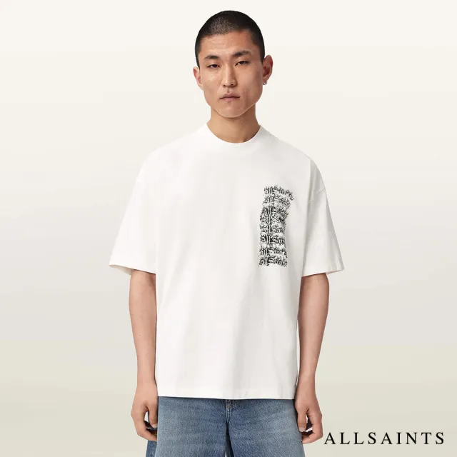 【ALLSAINTS】REPEAT 手繪圖騰T恤 M011PF(寬鬆版型)