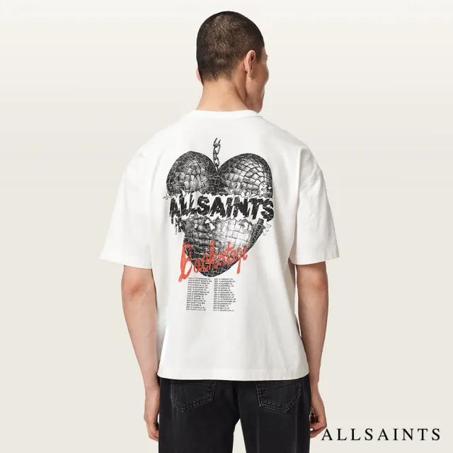 【ALLSAINTS】REFLECT 短袖T恤-白 M012PF(寬鬆版型)