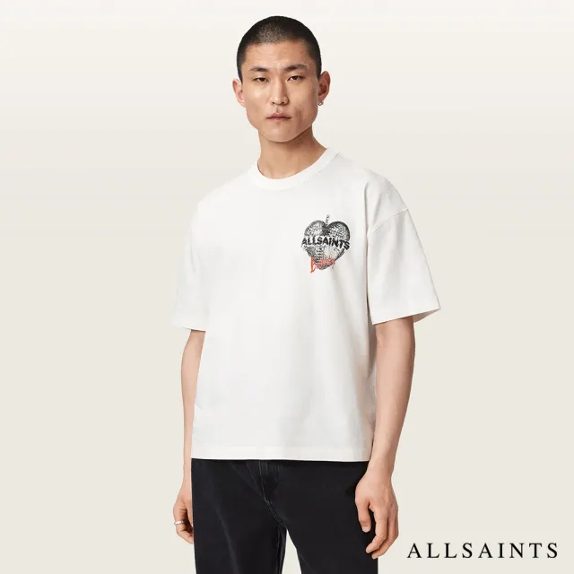 【ALLSAINTS】REFLECT 短袖T恤-白 M012PF(寬鬆版型)