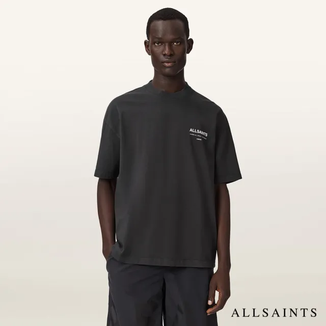 【ALLSAINTS】BACKSTAGE 短袖T恤-灰 M033PF(寬鬆版型)