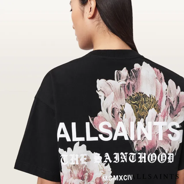 【ALLSAINTS】ELIANA 寬版短袖T恤 W052JF(寬鬆版型)