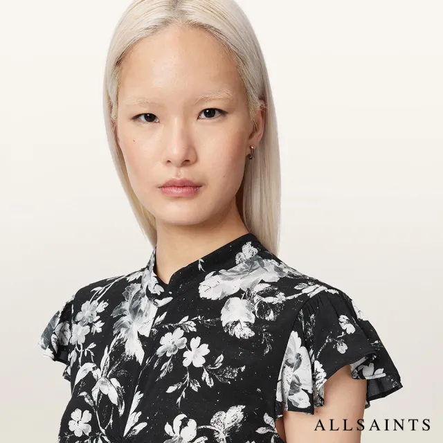 【ALLSAINTS】LOLITA 印花洋裝 W277DE(合身版型)
