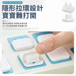 【同闆購物】隱藏拉環 插座保護蓋 電源保護蓋 [10入] 兩孔 三孔 插座孔 插座蓋 電源插座 防塵蓋 插座保護