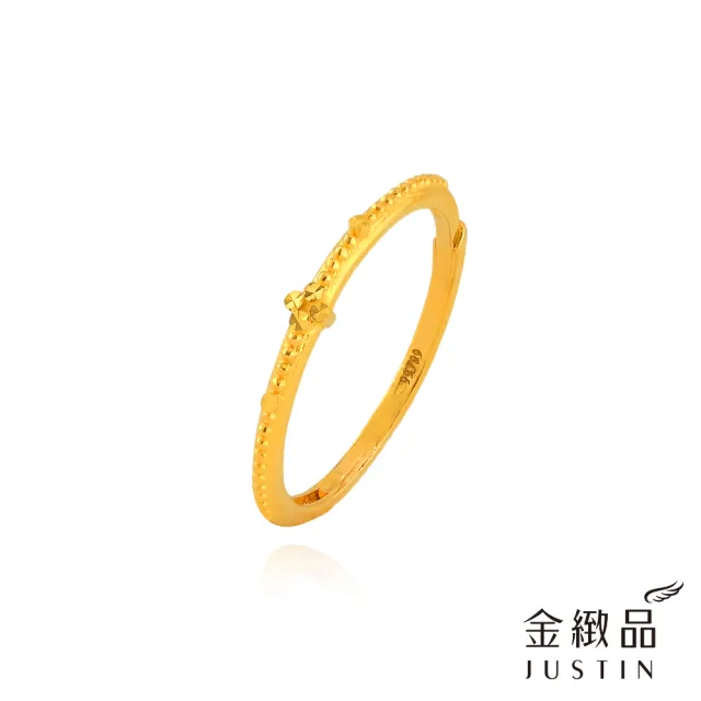 【金緻品】黃金戒指 小眾花語 0.40錢 純金女戒 線戒 纖細 精緻 韓風 百搭 9999純金戒指 5G黃金