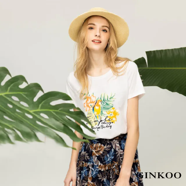 【GINKOO 俊克】熱帶風情T-shirt