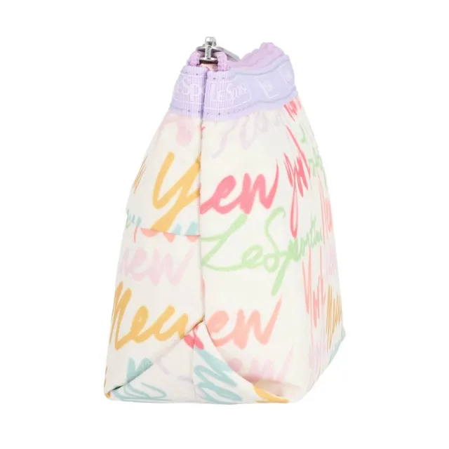 【Lesportsac】Small Sloan Cosmetic 小梯形化妝包 收納包 盥洗包 女包(紐約塗鴉風)