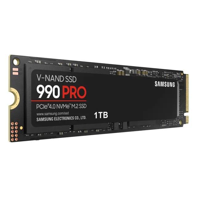 【Samsung 三星】990 PRO 1TB M.2 2280 PCIe 4.0 SSD固態硬碟(MZ-V9P1T0BW/7450M/寫6900M)
