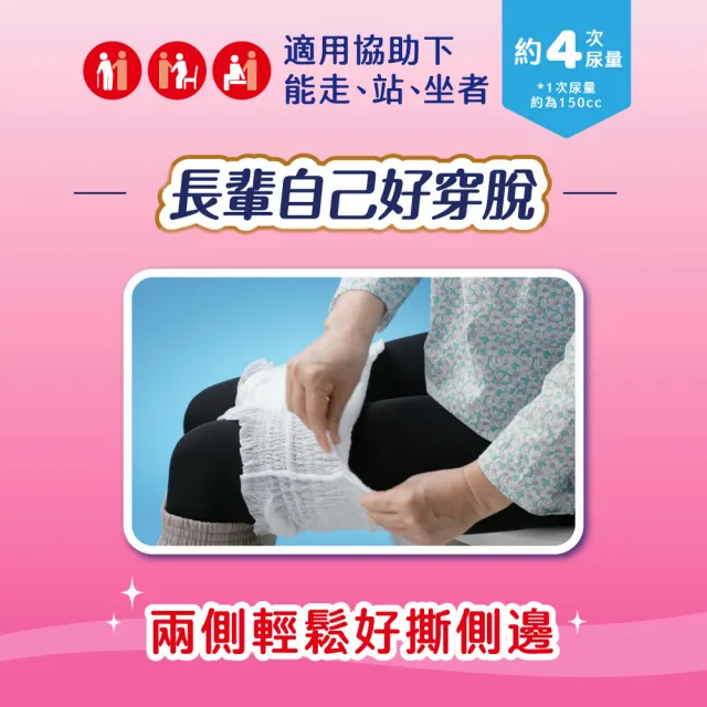 VIP【來復易】防漏安心復健褲M/XL 箱購(成人紙尿褲/褲型紙尿褲) 