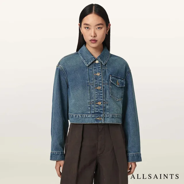 【ALLSAINTS】BLINK 短版單寧外套 W034OF(正常版型)