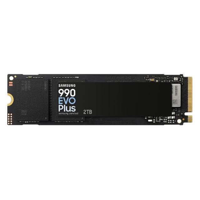 【Samsung 三星】990 EVO Plus 2TB M.2 2280 PCIe 4.0 SSD固態硬碟(MZ-V9S2T0BW/讀7250M/寫6300M)
