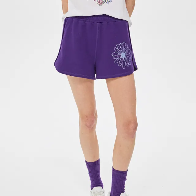 【MARDI MERCREDI】迷你棉質短褲 經典小雛菊 MINI SWEAT SHORTS FLOWER