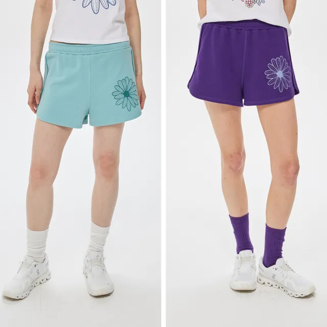 【MARDI MERCREDI】迷你棉質短褲 經典小雛菊 MINI SWEAT SHORTS FLOWER