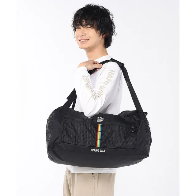 【CHUMS】CHUMS 休閒 Spring Dale Boston Bag 40波士頓包(40L) 黑/彩虹 男女 (CH604016K042)