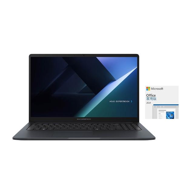 【ASUS 華碩】Office2024組★15.6吋Core 7商用筆電(B1509CVA/Core 7-150U/16G/512G SSD/W11P)