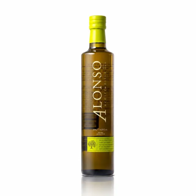 【Alonso】特級冷壓初榨橄欖油 500ml(酸值低於0.2%是稀有珍貴的橄欖油)