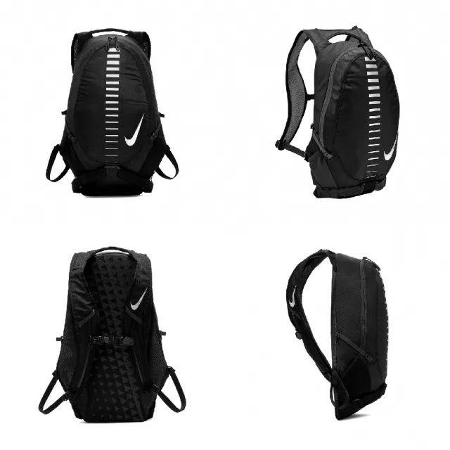 【NIKE 耐吉】後背包 Commuter Elite 黑 防水 背心包 跑步包 反光 N000356704-5NS