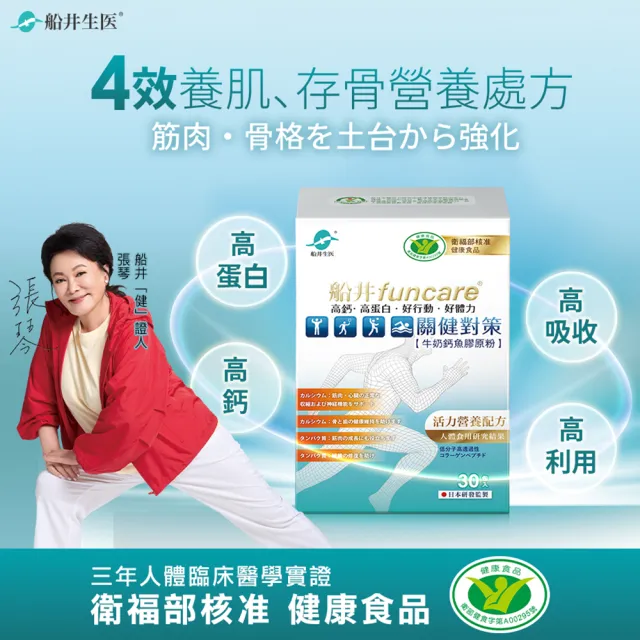 【funcare 船井生醫】關健對策2盒_共60入(衛福部核准健康食品)