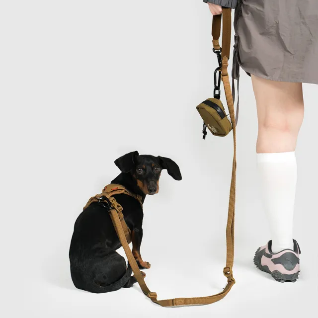 【SPUTNIK 斯普尼克】Ultra Explore 寵物牽繩 Leash-M 卡其色 (寵物牽繩/貓狗適用/寵物外出用品)