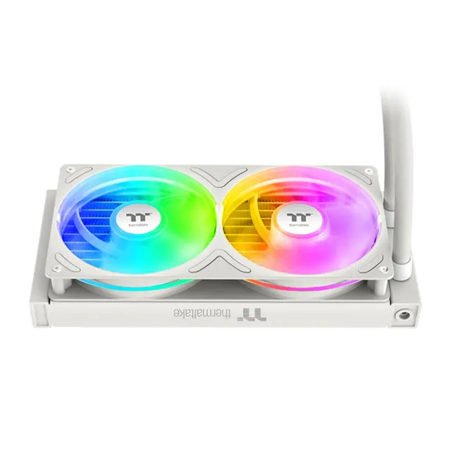 【Thermaltake 曜越】Retro 240 Ultra ARGB Sync一體式水冷散熱器 3.7 ”LCD液晶螢幕 2500 RPM 復古