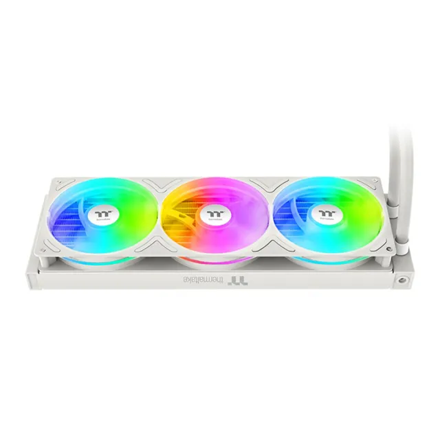 【Thermaltake 曜越】Retro 360 Ultra ARGB Sync一體式水冷散熱器 3.7 ”LCD液晶螢幕 2500 RPM 復古