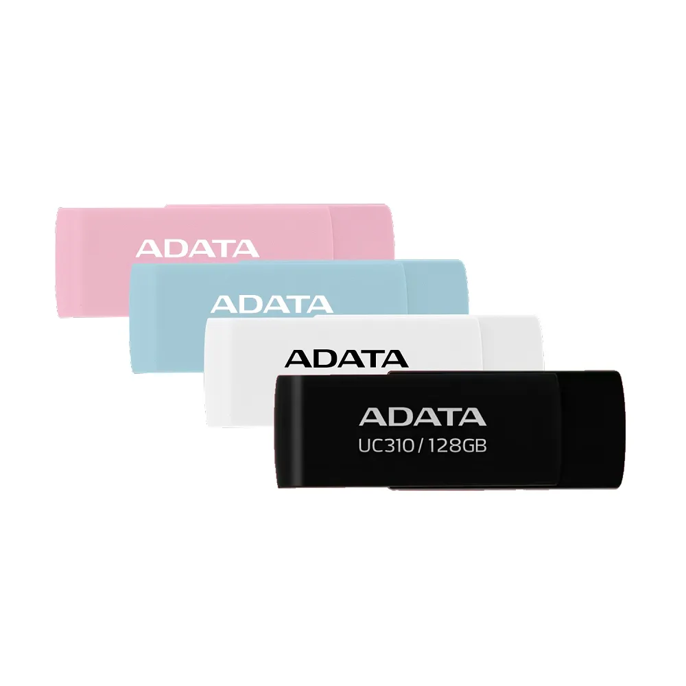 【ADATA 威剛】UC310 128G USB旋轉隨身碟(二入組)