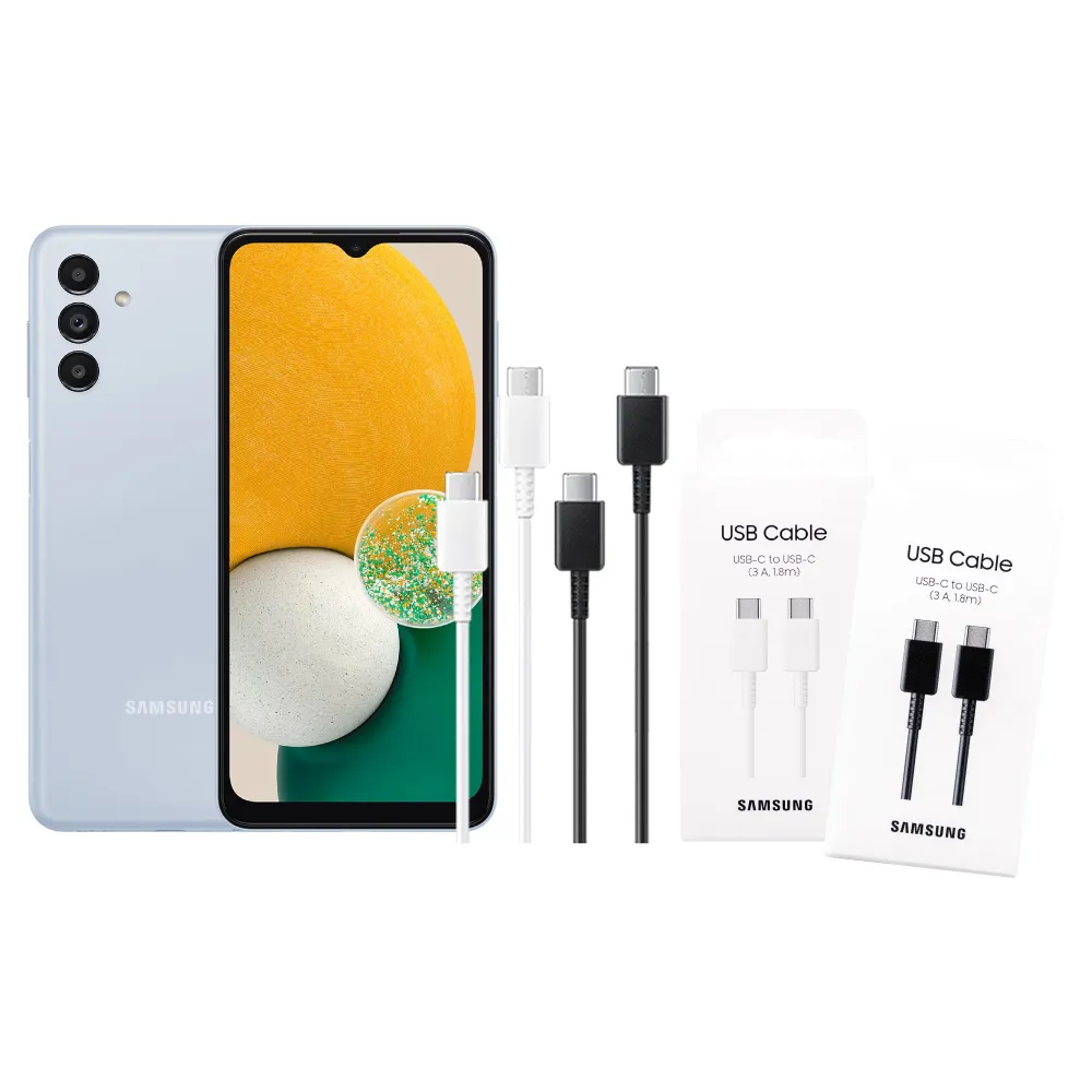 【Samsung 三星】原廠公司貨EP-DX310 3A 雙Type C傳輸線1.8m加長版(for Galaxy A)