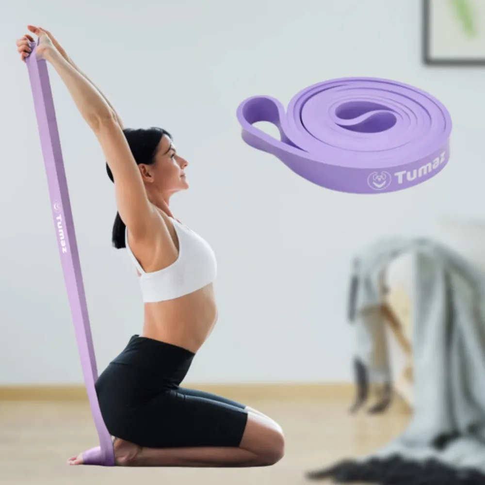 【Tumaz 月熊】加長加厚乳膠彈力帶 45磅