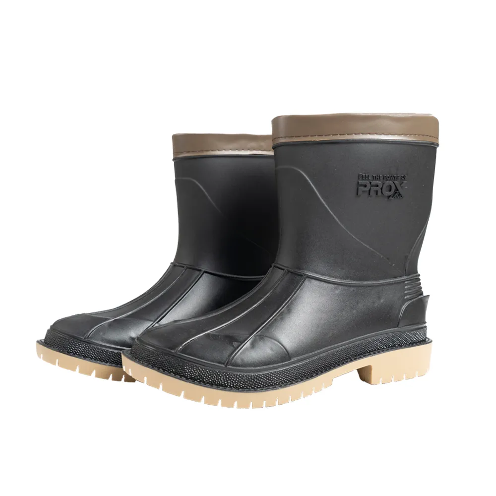 【RONIN 獵漁人】日系男用短筒防水靴 PROX TS-553(船釣 騎車 戶外活動 涉水 登山 台灣製造)