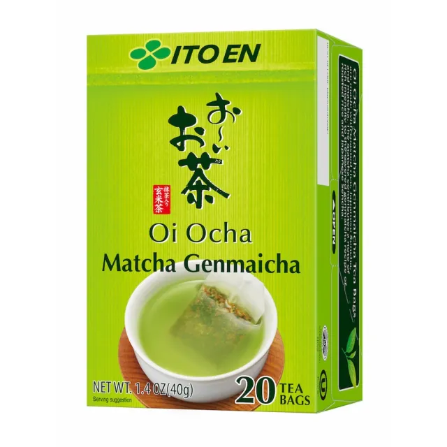 【伊藤園】Oi Ocha綠茶/玄米茶(抹茶入)茶包20入 (2公克 x 20茶包)